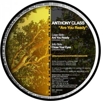 Anthony Class Close Your Eyes (Original Mix)