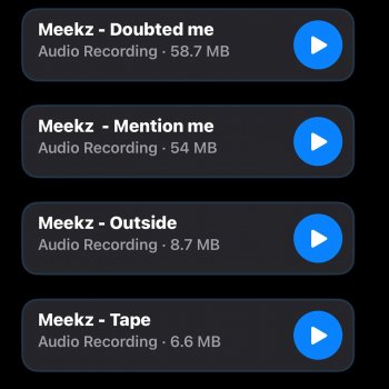 Исполнитель Meekz, альбом Doubted Me - Single