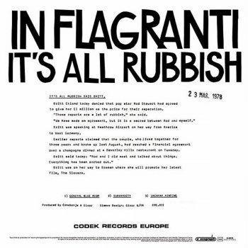 In Flagranti It's All Rubbish