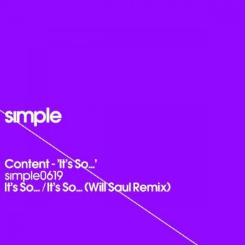 Content feat. Will Saul It's So... - Will Saul Remix