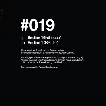 Исполнитель Endian, альбом Birdhouse / Dbplt01