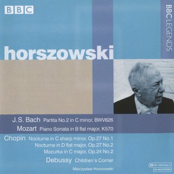 Исполнитель Mieczysław Horszowski, альбом Horszowski - Bach, Mozart, Chopin, Debussy