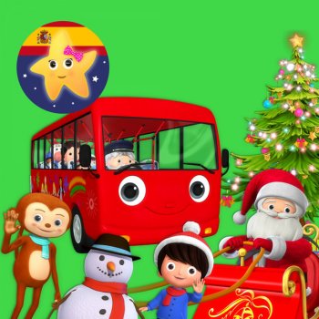 Little Baby Bum Rima Niños Amigos Las Ruedas del Autobús de Navidad