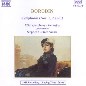 Alexander Glazunov, Alexander Borodin, Slovak Radio Symphony Orchestra & Stephen Gunzenhauser Symphony No. 3 in A Minor (unfinished) (orch. A.K. Glazunov): I. Moderato assai