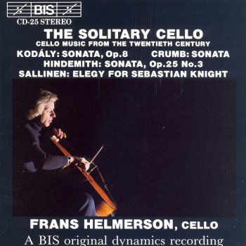 Frans Helmerson Cello Sonata: II. Tema Pastorale Con Variazioni