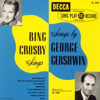 Bing Crosby Somebody Loves Me (1954 Version)