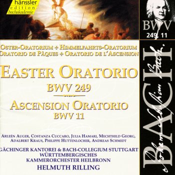 Johann Sebastian Bach, Costanza Cuccaro, Mechthild Georg, Adalbert Kraus, Andreas Schmidt, Gächinger Kantorei Stuttgart, Württemberg Chamber Orchestra Heilbronn & Helmuth Rilling Ascension Oratorio: Lobet Gott in seinen Reichen, BWV 11: Recitative: Und da sie ihm nachsahen (Tenor, Alto)