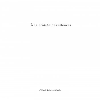 Chloé Sainte-Marie L’Absent