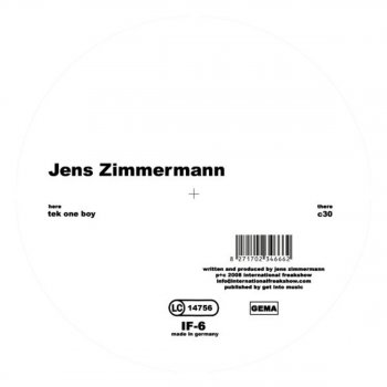 Исполнитель Jens Zimmermann, альбом C30