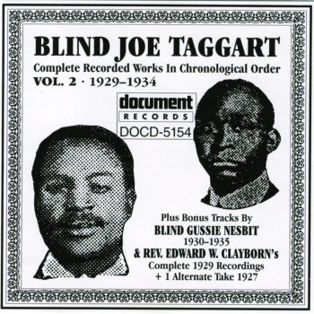 Blind Joe Taggart Strange Things Happening In the Land