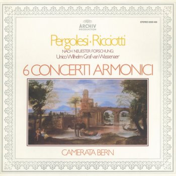 Unico Wilhelm van Wassenaer, Jörg Ewald Dähler, Camerata Bern & Thomas Füri 6 Concerti Armonici (Formerly Attributed To Pergolesi) / No.6 In E Flat: 3. Largo