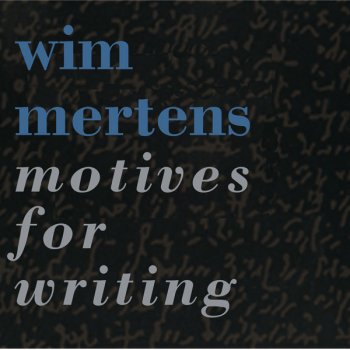 Wim Mertens Words on the Page