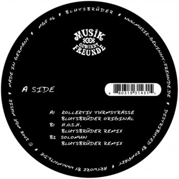 Kollektiv Turmstraße Blutsbrüder (H.O.S.H. remix)