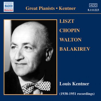 Mily Balakirev feat. Louis Kentner Piano Sonata in B-Flat Minor: III. Intermezzo: Larghetto