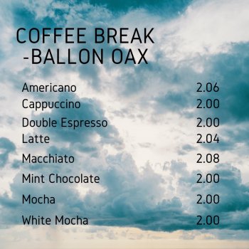 Ballon Oax Cappuccino