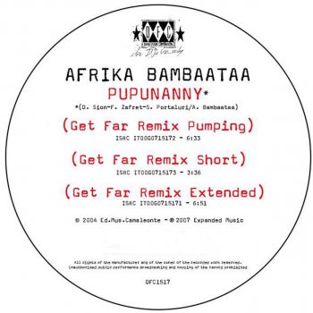 Afrika Bambaataa Pupunanny - Get Far Remix Pumping