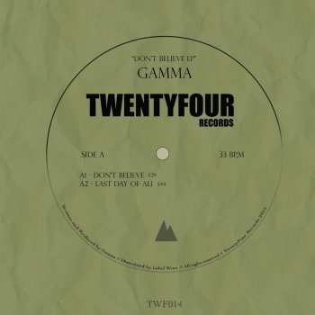 Gamma Don't Believe - Original Mix