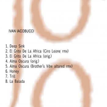 Ivan Iacobucci Alma Oscura