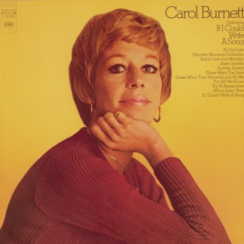 Carol Burnett If I Could Write A Song