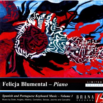 Felicja Blumental Toccata In E Minor: II. Adagio (Seixas)