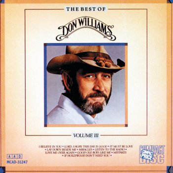 Don Williams Love Me Over Again - Single Version