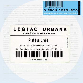 Legião Urbana Que Pais É Este / Cajuína / Pintinho Amarelinho / Aquele Abraço (Live)