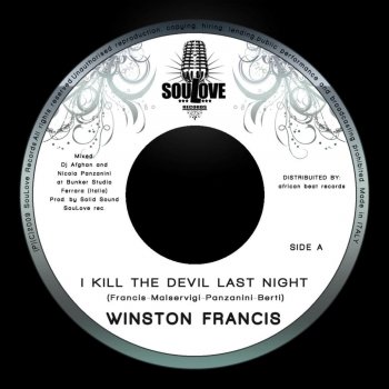 WINSTON FRANCIS I Kill the Devil Last Night