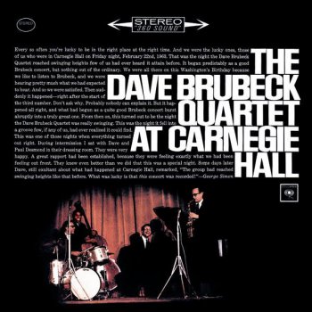 The Dave Brubeck Quartet Bossa Nova U.S.A. - Live