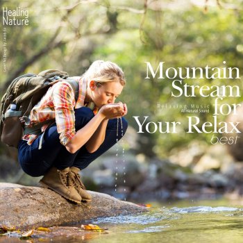 Healing Nature Water Running Down On Small Rocks