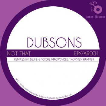 Dubsons Not That (Belfie, Toche & Macro Vibes Remix)