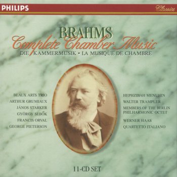 Johannes Brahms, Members of the Berlin Philharmonic Octet, Herbert Stahr, Alfred Malecek, Ferdinand Mezger, Kunio Tsuchiya & Peter Steiner Clarinet Quintet in B minor, Op.115: 4. Con moto