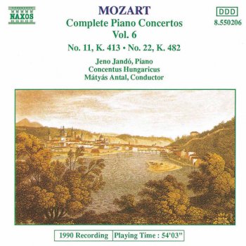 Wolfgang Amadeus Mozart, Jenő Jandó, Concentus Hungaricus & Matyas Antal Piano Concerto No. 22 in E-Flat Major, K. 482: I. Allegro