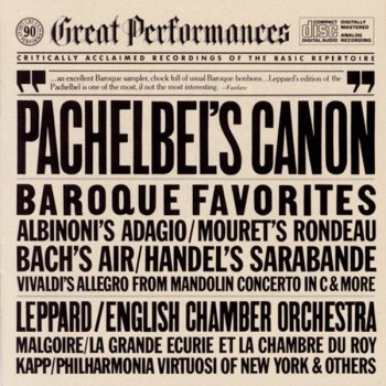 Johann Pachelbel, Raymond Leppard & English Chamber Orchestra Canon in D Major