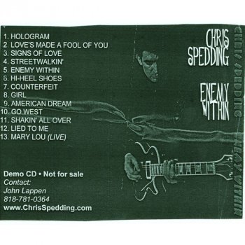 Chris Spedding Enemy Within