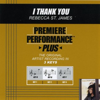 Rebecca St. James I Thank You - Performance Track In Key Of F