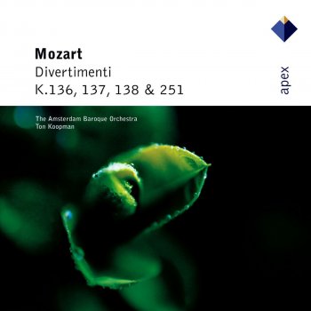 Wolfgang Amadeus Mozart feat. Ton Koopman Mozart : Divertimento in F major K138 : I Allegro