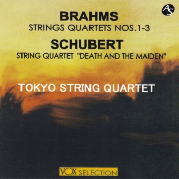 東京弦楽四重奏団 弦楽四重奏曲 第14番 ニ短調「死とおとめ」/第1楽章:アレグロ
