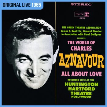 Charles Aznavour For Me... Formidable (Live au Huntington Hartford Theatre, Hollywood / 19 novembre 1965)