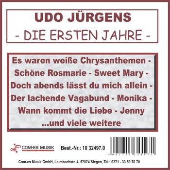 Udo Jürgens Die Insel des Glückes