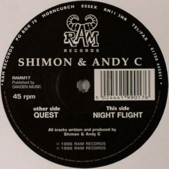 Исполнитель Andy C feat. Shimon, альбом Quest / Night Flight