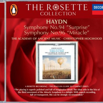 Academy of Ancient Music feat. Christopher Hogwood Symphony in D, H. I No. 96 - "The Miracle": I. Adagio - Allegro