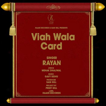 Ryan Viah Wala Card
