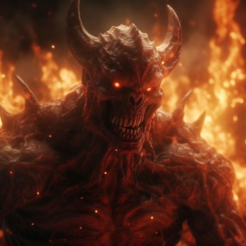 Asmodai Smiling In Hell