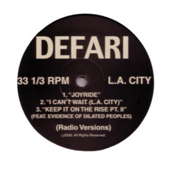 Defari I Can't Wait