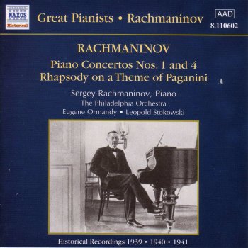 Sergei Rachmaninoff, Philadelphia Orchestra & Eugene Ormandy Piano Concerto No. 4 in G Minor, Op. 40: II. Largo