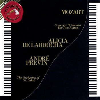 Alicia de Larrocha feat. André Previn Sonata for Two Pianos, K. 448 in D: Allegro Molto