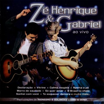 Zé Henrique & Gabriel Vou Dormir Na Rua