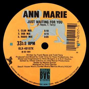 Ann Marie Just Waiting For You (Radio Mix)