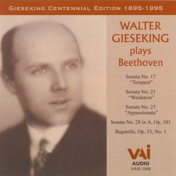 Walter Gieseking Piano Sonata No. 23 in F Minor "Appassionata", Op. 57: II. Andante Con Moto