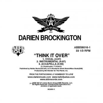 Darien Brockington Think It Over (Vocal)